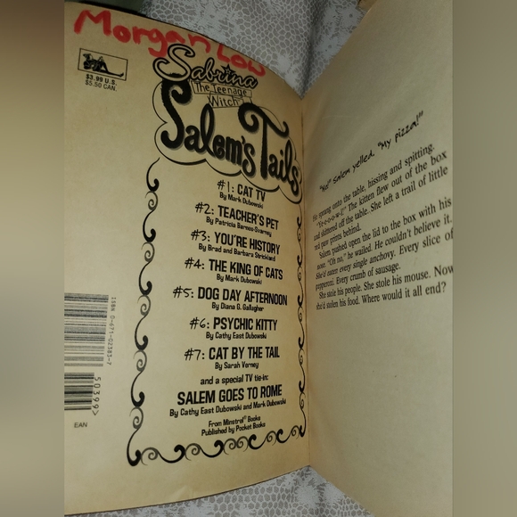 Sabrina the teenage witch paperback Novel Salems tales - Picture 2 of 5